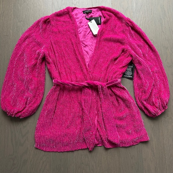 Retrofete Pink Sequin Mini Dress - Picture 2 of 7